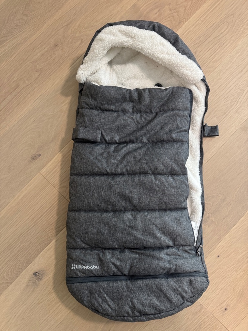 UPPAbaby Heather Gray Cozy Ganoosh Footmuff - fits Vista / Cruz stroller